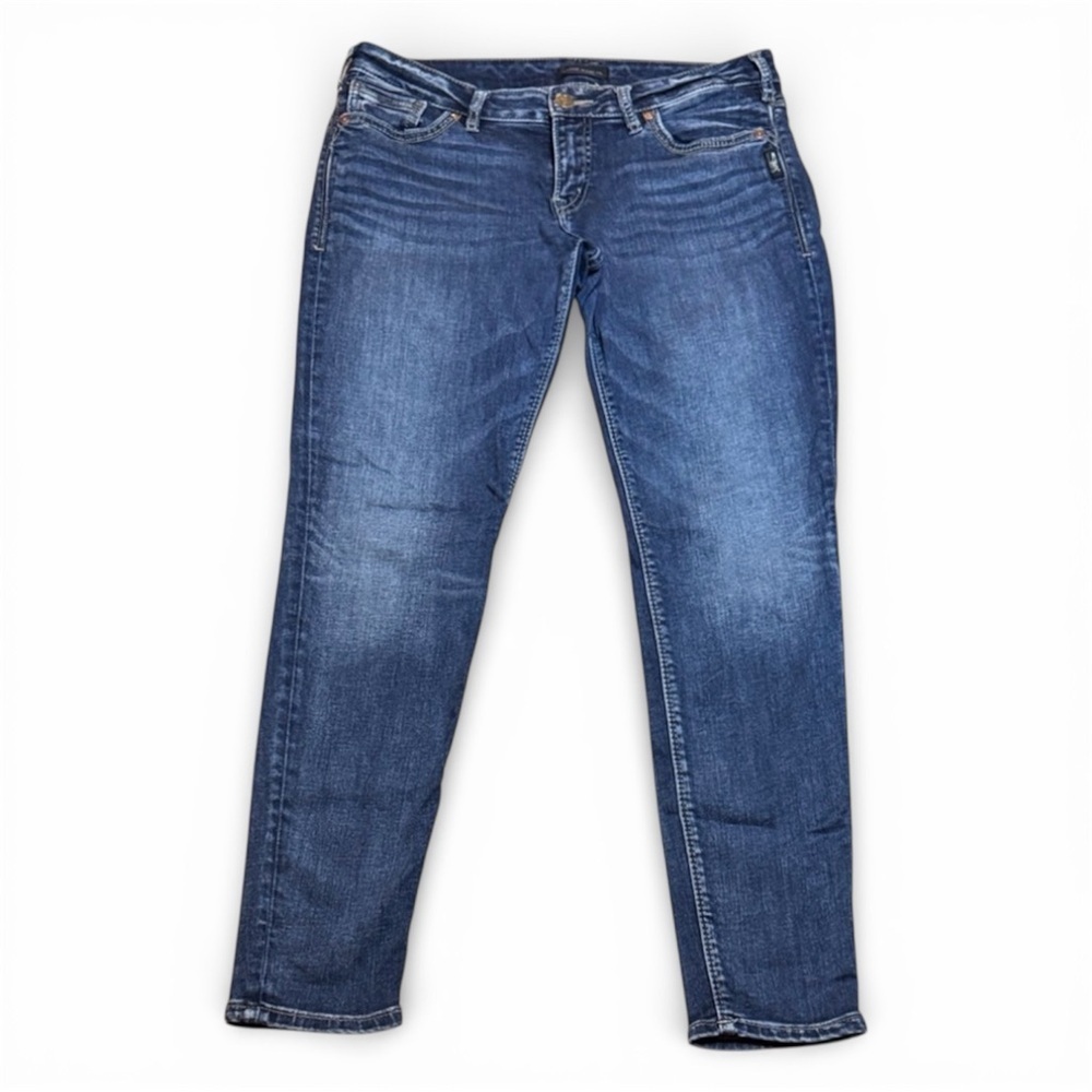 Silver Jeans Dark Blue Women's Suni Skinny Jeans W32” L31”
